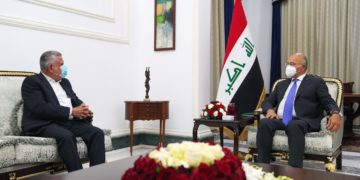 رئيس الجمهورية يبحث ملفات الأمن والانتخابات مع رئيس تحالف الفتح