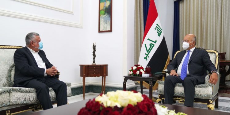 رئيس الجمهورية يبحث ملفات الأمن والانتخابات مع رئيس تحالف الفتح