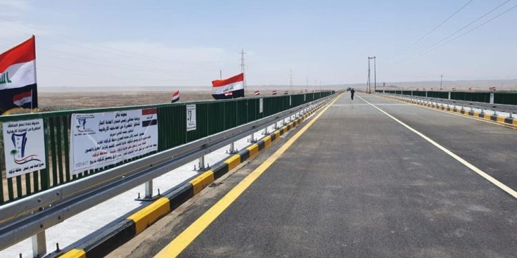 إنجاز تأهيل جسر زغيتون على طريق كركوك – تكريت