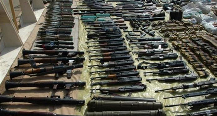 العثور على أسلحة واعتدة بمنطقتين في الكرخ