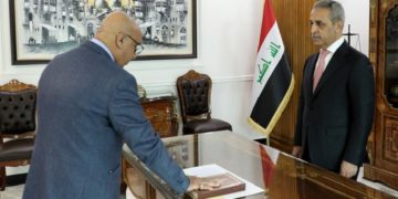 رئيس محكمة استئناف الانبار يؤدي اليمين القانونية