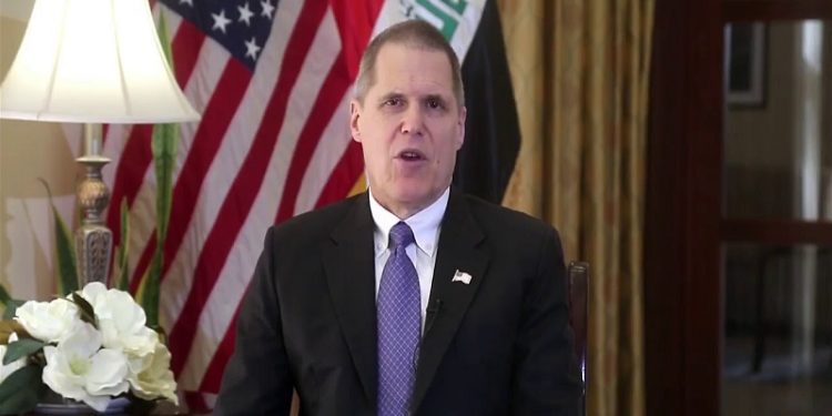 السفير الأميركي .. (الهجمات ضد مصالحنا في العراق تتبع لإيران)
