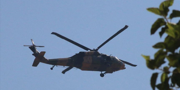 المروحيات التركية تهاجم موقعا لـPKK شمال محافظة دهوك