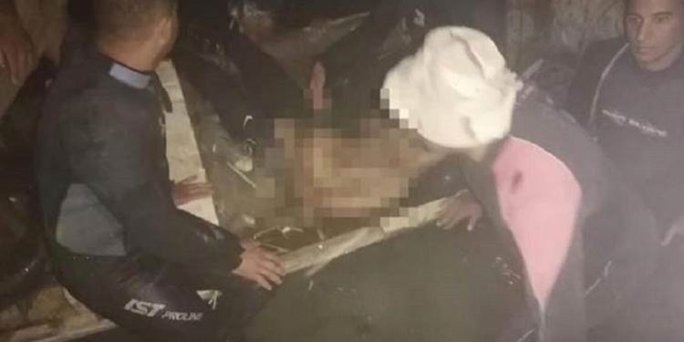 انتشال جثة غريق من أحد أنهر ناحية الحمزة