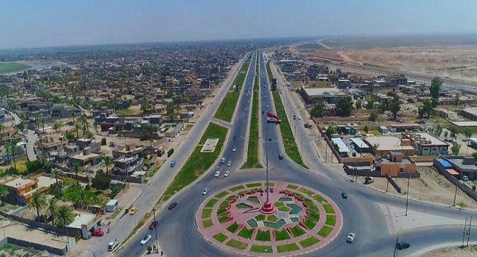 ازالة 350 تجاوز على مشروع حيوي وسط الرمادي