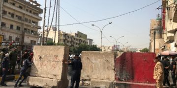 رفع الكتل الكونكريتية من شوارع بغداد , وإعادة فتح النجف أمام الزوار