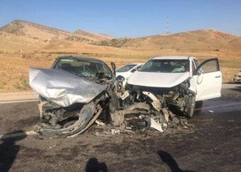 حادث مروري مروع يتسبب بجرح 13 شخصاً في اربيل
