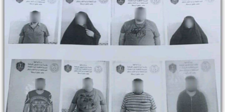 (الاتجار بالفتيات والاطفال المشردين)  ,, عصابة من الرجال والنساء تقع في قبضة الداخلية