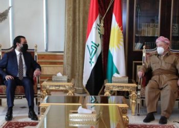 الحلبوسي يلتقي مسعود برزاني في اربيل