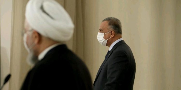 روحاني يهاتف الكاظمي , ويعلق على مهاجمة القنصلية الايرانية