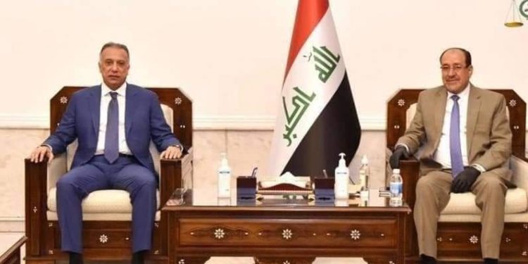 المالكي والكاظمي يبحثان مستجدات الاوضاع السياسية والامنية في البلاد