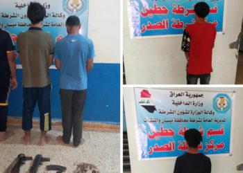 شرطة ميسان تلقي القبض على (26) متهماً خلال الاسبوع الماضي