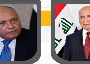 وزير الخارجية يجري اتصالا مع نظيره المصري ويشيد بمساعي مصر لوقف اطلاق النار في غزة