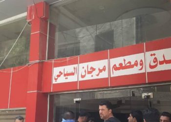 بسبب “شاحنة موبايل “نشوب حريقاً كبيرا في فندق بكربلاء