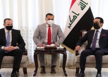 الوفد الامريكي يؤكد للحلبوسي دعم واشنطن لبغداد