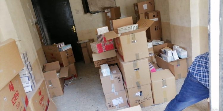 ضبط كميات كبيرة من الأدوية المخالفة للضوابط في البتاوين