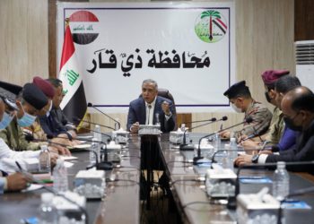 الكاظمي يعقد (اجتماعا امنياَ) مع القيادات الامنية في محافظة ذي قار