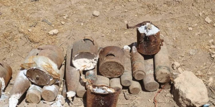 ضبط 20 طنا من الكبريت المستخدم بصناعة العبوات الناسفة في ينوى