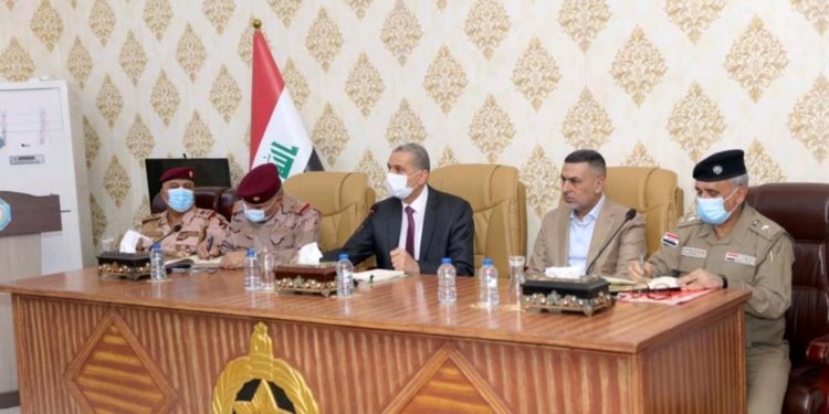 الغانمي يجتمع مع القيادات الأمنية في البصرة