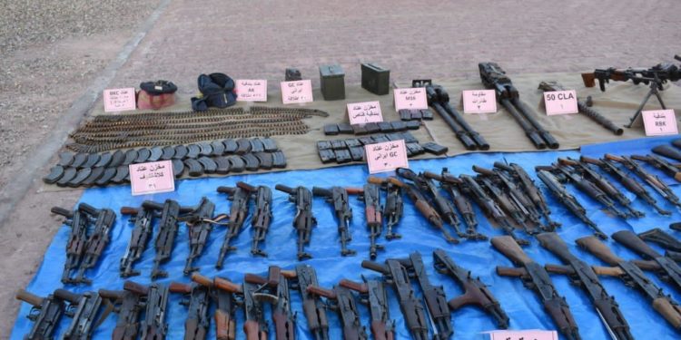 عمليات البصرة .. صادرنا أعداداً كبيرة من الأسلحة الخفيفة والمتوسطة