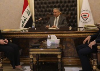 الأسدي يجتمع مع بلاسخارت وتأكيد على اهمية الاستقرار الامني للبلاد