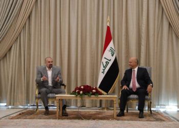 بافل طالبانى يلتقي برهم صالح في بغداد