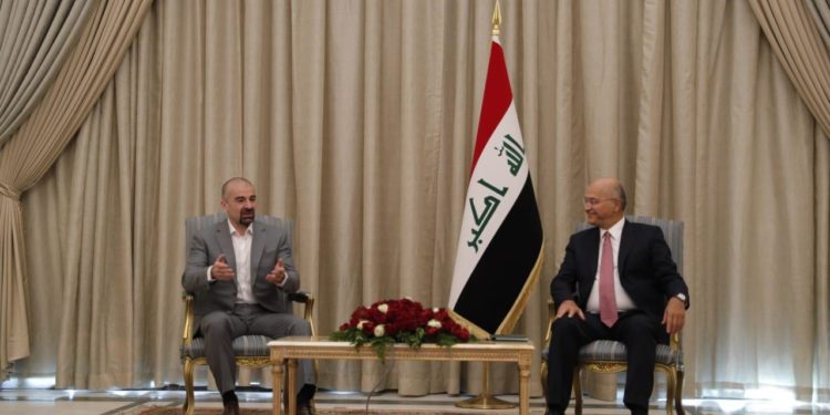 بافل طالبانى يلتقي برهم صالح في بغداد