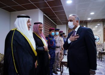 اهم ما تحدث به رئيس مجلس الوزراء السيد مصطفى الكاظمي خلال لقائه عددا من شيوخ عشائر صلاح الدين