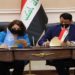 العراق والامم المتحدة يوقعان مذكرة تفاهم “بشأن المراة”