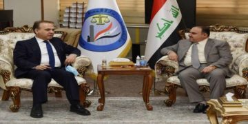 وزير العــدل يبحث مع السفير اللبناني ,,التعاون في المجال العدلي والقضائي