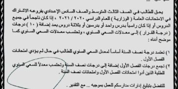 التربية تنشر آليات اشتراك طلبة الثالث المتوسط والسادس الاعدادي بالامتحانات العامة الوزارية للعام الدراسي ٢٠٢٠-٢٠٢١ ( وثيقة )