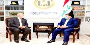 مستشار الأمن القومي للسفير الفلسطيني .. وقوف العراقيين مع أشقائهم في فلسطين هو “واجب أخوي”