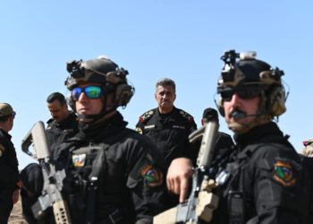 جهاز مكافحة الإرهاب خلال عمليات (الأرض السوداء) بقيادة الساعدي
