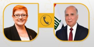 العراق واستراليا يؤكدان “ضرورة” خفض التوتر في المنطقة