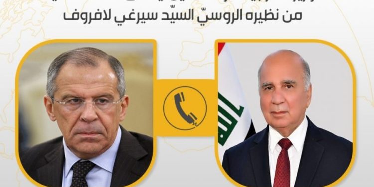 فؤاد حسين ونظيره الروسي يؤكدان “ضرورة توسيع” العلاقات التجارية بين بغداد وموسكو