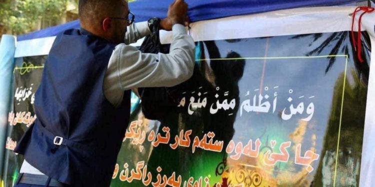 شاب كردي يطلق مشروعاً غريباً في السليمانية “مسجد دليفري”