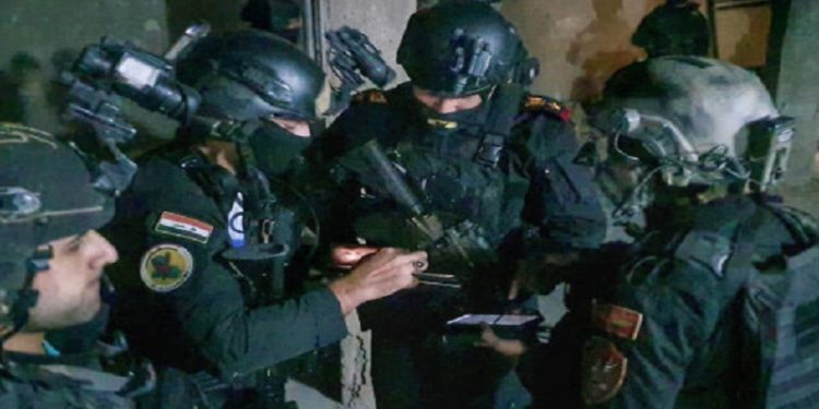 اعتقال (10 عناصر) من داعش في مدن متفرقة