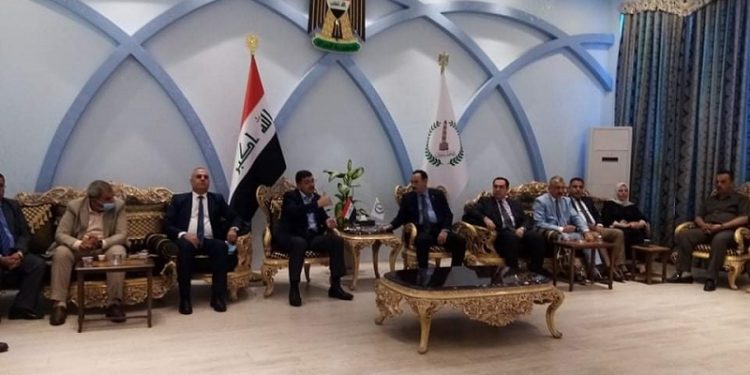 وزير الموارد المائية يصل إلى نينوى
