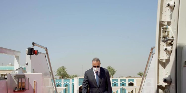 الكاظمي يتوجه الى الولايات المتحدة الأمريكية