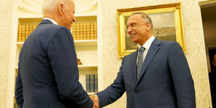 مكتب الكاظمي يكشف جميع ملفات اللقاء مع الرئيس الأميركي