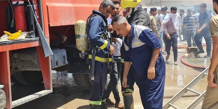 واسط.. اندلاع حريق داخل مستشفى فيروز في ناحية الحي