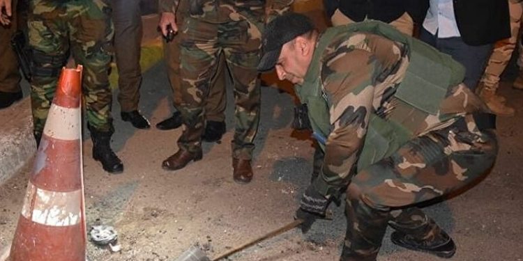 سقوط صاروخ داخل شركة مصافي الشمال