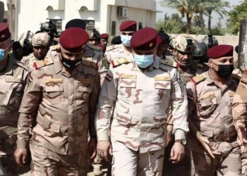 وفد عسكري كبير يصل صلاح الدين للوقوف على ملابسات هجوم يثرب