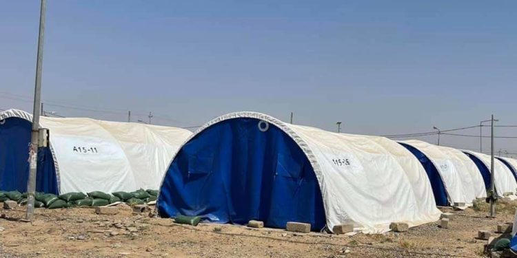 حريق في مخيم “أشتي” للنازحين في السليمانية يخلّف ضحايا بينهم أطفال