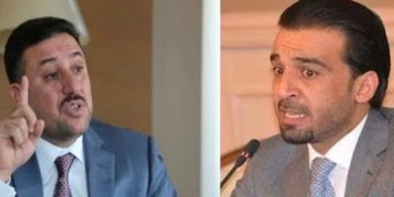 الحلبوسي يتحدث بلهجة شديدة إلى الخنجر ويصفه “بوي”
