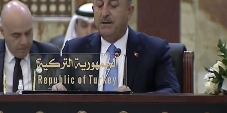 وزير الخارجية التركي .. لا يمكن تحقيق التنمية الاقتصادية دون الأمن