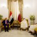 الكاظمي يلتقي أمير دولة قطر على هامش مؤتمر بغداد للتعاون والشراكة