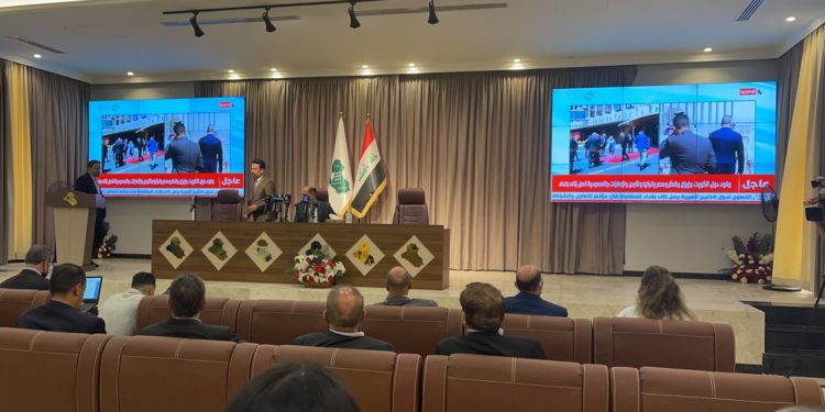 نقابة الصحفيين العراقيين تبدء لقائها مع الصحفيين المدعوين من دول الجوار وبعض الدول الاخرى في المنطقة