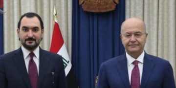 برهم صالح خلال استقباله رئيس مجلس إدارة مصرف التنمية يؤكد على دعم القطاع المصرفي الخاص