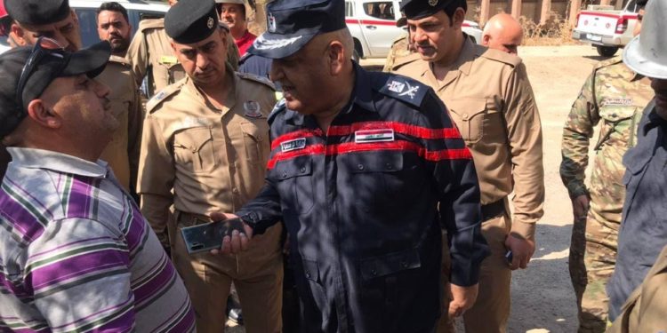 الدفاع المدني ينشر صور حريق الجامعة التكنلوجية